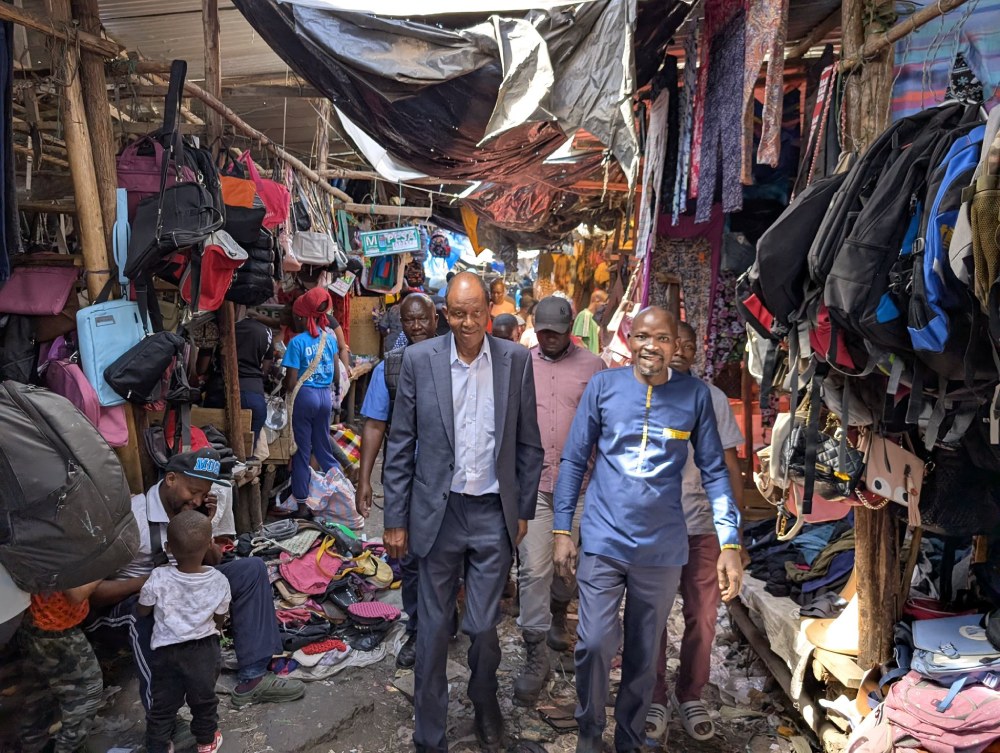 Gikomba traders at their end-of-year thanksgiving prayers led by Bishop Alfred Nyaoro of PEFA Church. I assured them, as I have continuously done as MP, that I will stand by them and work with the government and the community to improve the market’s infrastructure